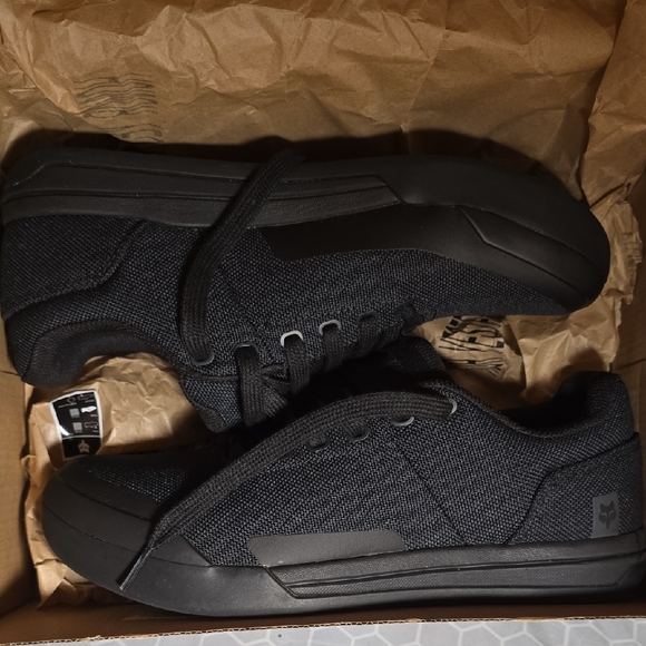 Fox Union Canvas Shoes Black 7 Athletic Shoes - Picture 1 of 10